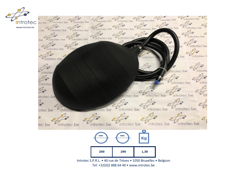OB/PVC-200 Obturateur en Pvc Palloni otturatori in Pvc Obturador de tubería de PVC Buisafsluiter in Pvc Opblaasbare buisafluiter